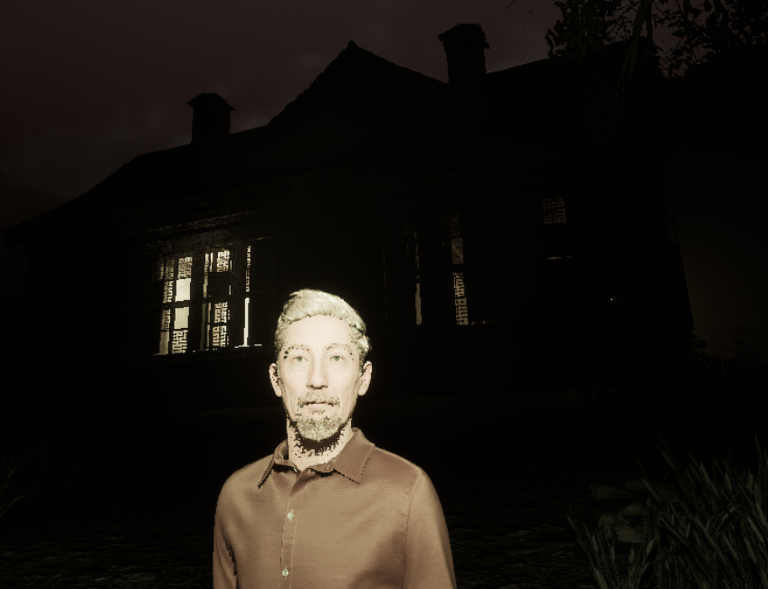 Folk Horror Game Prototype cabin shot